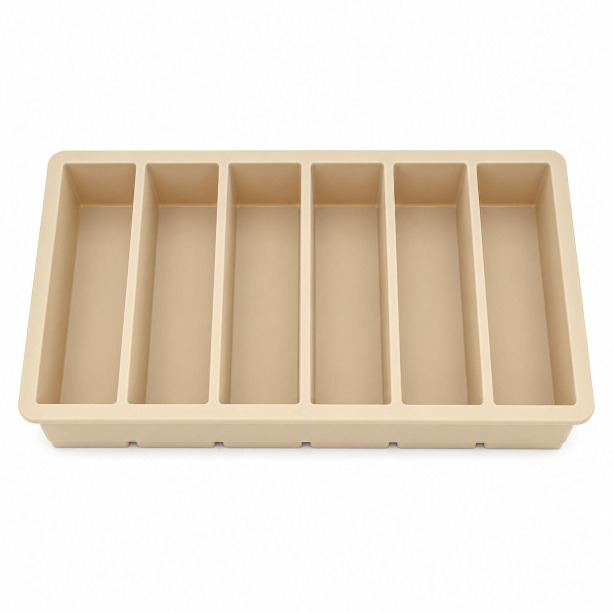 Moule silicone DALENZO beige vu de dessus, avec ses six cavités alignées